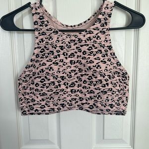 Cheetah Print xhilaration swim top!